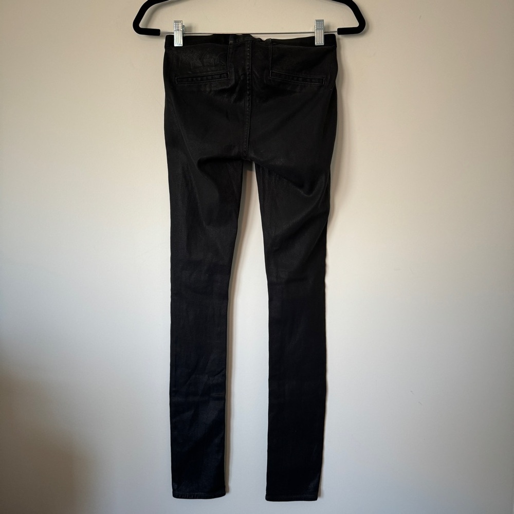 Helmut Lang Coated Grey Black Skinny Jeans 25 - Picture 3 of 8